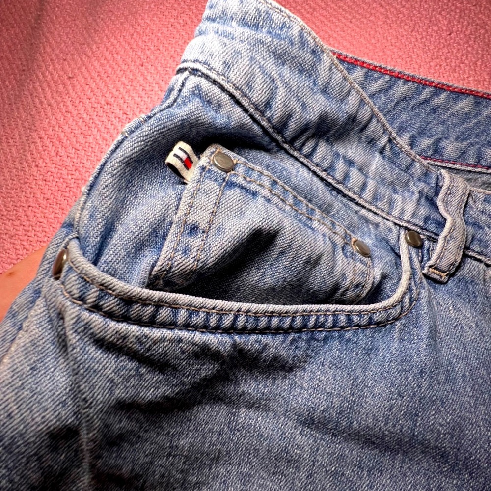 Vintage Tommy Hilfiger Light Wash Straight Leg Denim Jeans Womens Size 10 Blue - Picture 7 of 8